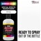 U.S. Art Supply Transparent White Acrylic Special Effects Airbrush Paint - 8oz Ready to Spray Air Brush Paint for Nails, Models, Fabric - Water-Based Air Brush Painting
